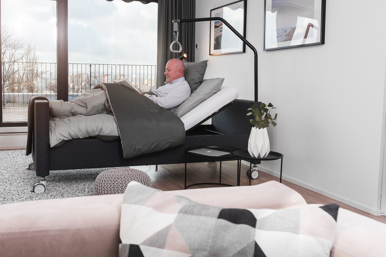 Specyfikacja techniczna łóżka rehabilitacyjnego Evobeds One — wymiary i parametry